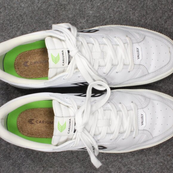 Cariuma Vallely Pro White Black Skateboard Sneakers Men's Size 12 (11.5) - Picture 9 of 11